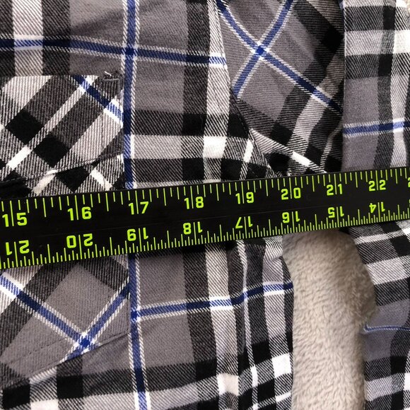 Levis Mens Shirt Small Long Sleeve Plaid Gray Button Down Top Classic Travel - Picture 5 of 13